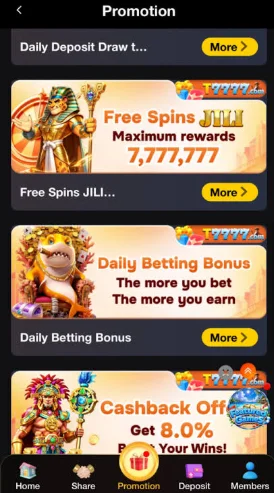 TD777 Game Bonuses