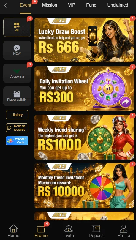 AJ03 Game Bonuses