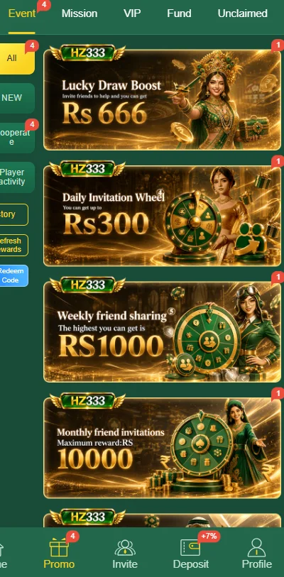 HZ333 Game Bonuses