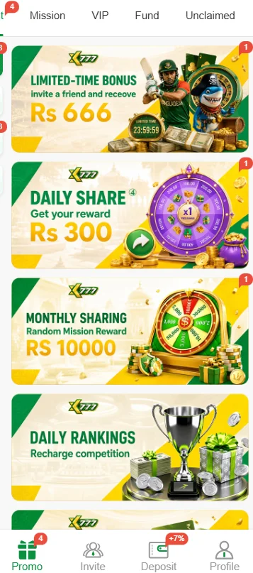 XK777 Game Bonuses